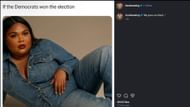 Lizzo's post on Instagram on July 31, 2025 (Image via Instagram/@lizzobeating)